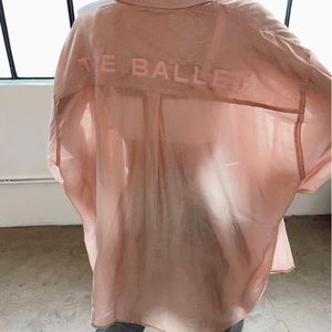 The Ballet Button down shirt Rose Gold